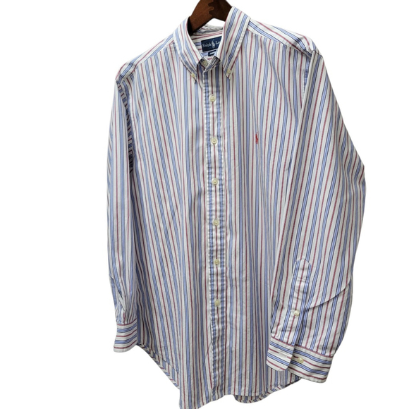 Ralph Lauren Men's Classic Fit Striped Long-Sleeves Dress Shirt 16 32/33 - Picture 2 of 10